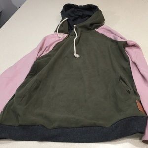 Double hooded sweatshirt